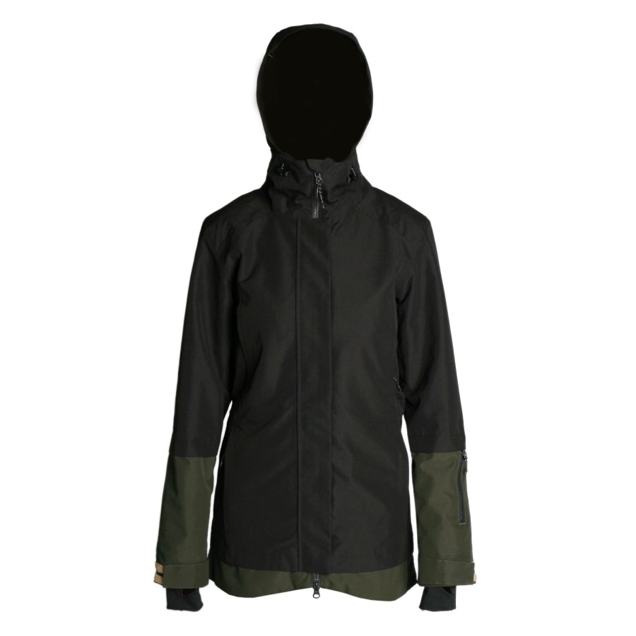 Womens Imperial Motion Jackets | Deming Jacket Shell Pine/Black