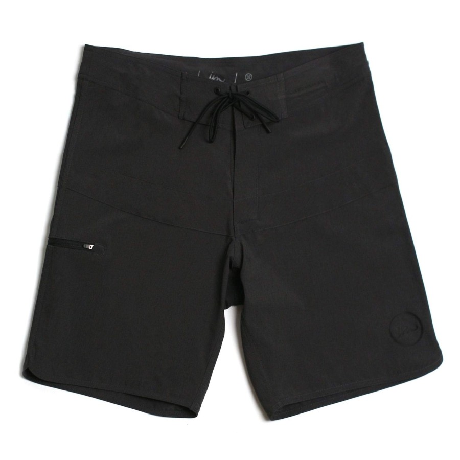 Mens Imperial Motion Shorts | Hayworth Minimalist Boardshort Double Black