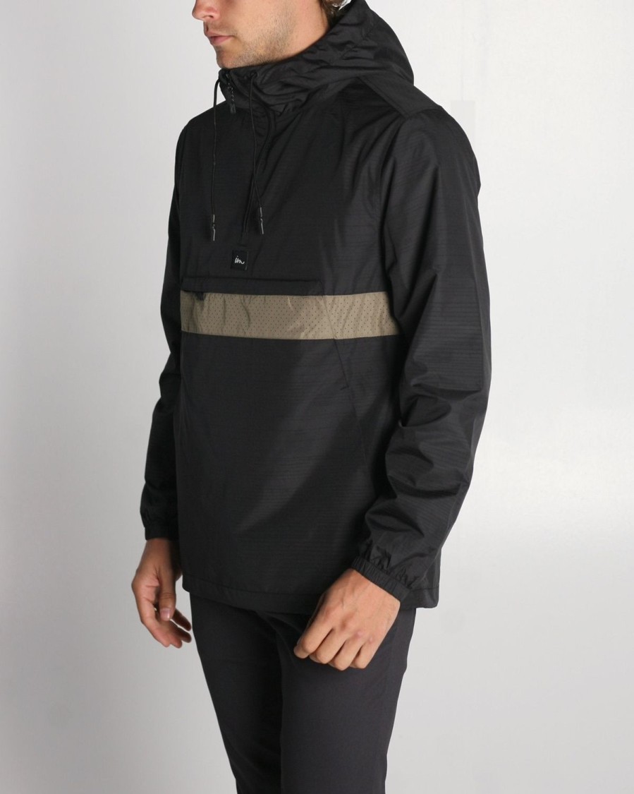 Mens Imperial Motion Jackets | Fleet Ghost Reflective Jacket Black/Sage