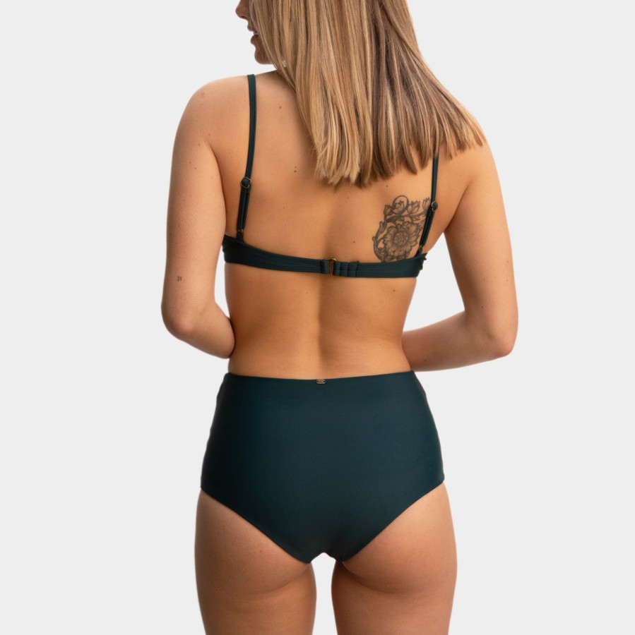 Womens Imperial Motion Swim Bottoms | Emma Bottom Jungle Green