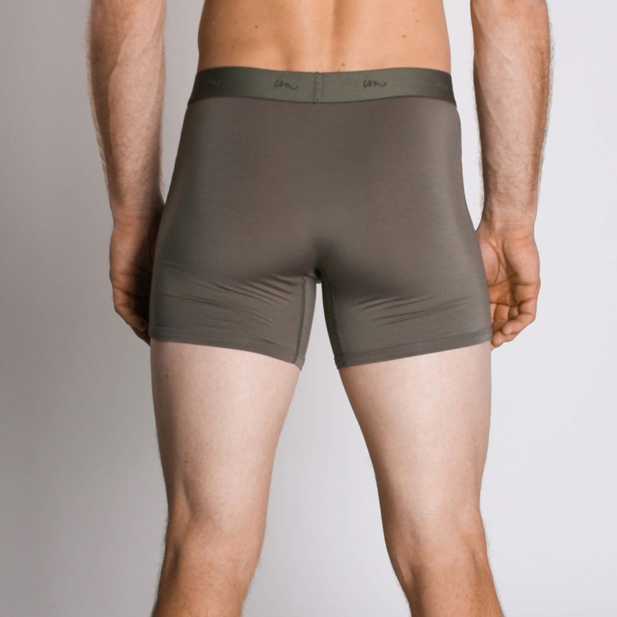 Mens Imperial Motion Boxer Briefs | Mode Boxer Brief 3.5" Olive