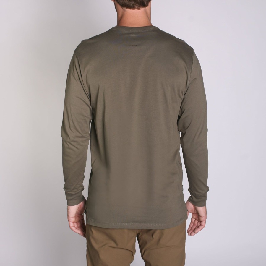 Mens Imperial Motion Shirts | Density Ls Premium T-Shirt Olive