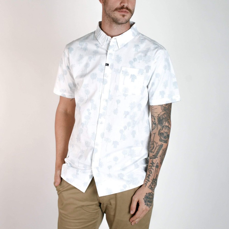 Mens Imperial Motion Shirts | Triumph Ss Woven White