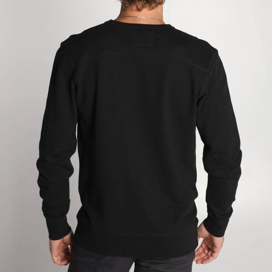 Mens Imperial Motion Layers | Mills Crewneck Black