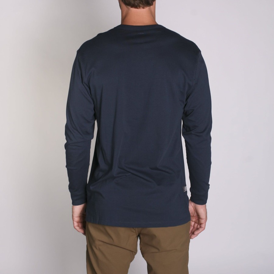 Mens Imperial Motion Shirts | Density Ls Premium T-Shirt Navy