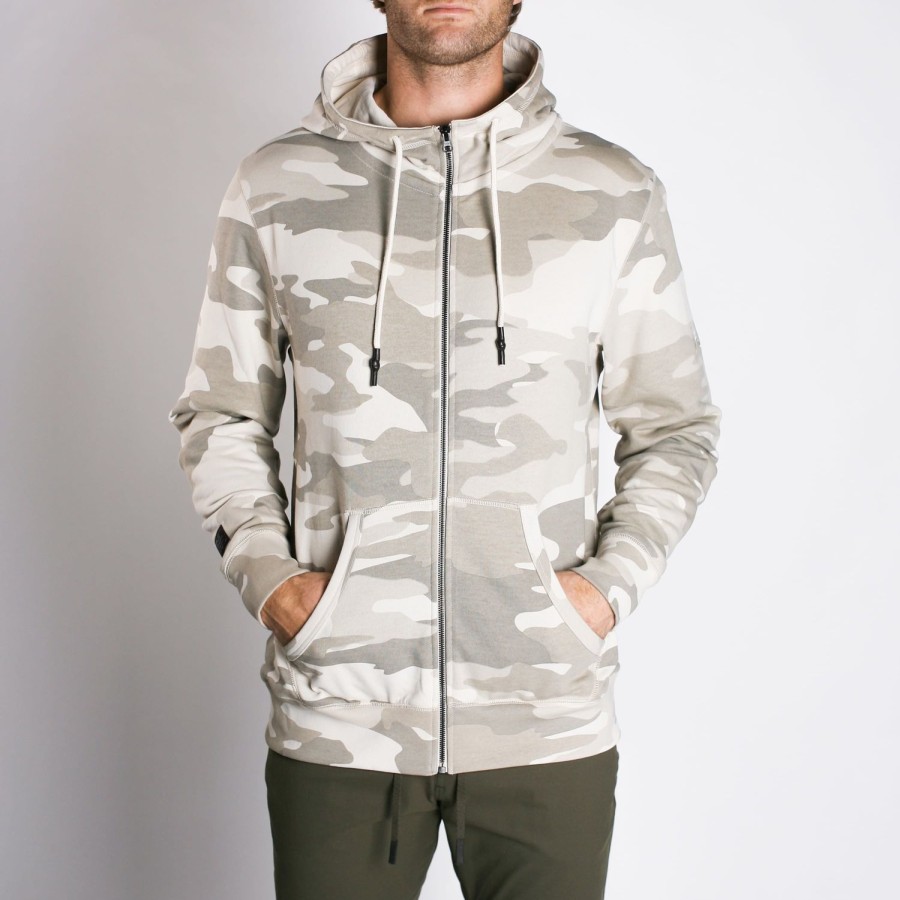 Mens Imperial Motion Layers | Mills Zip Up Sweatshirt Desert Camo