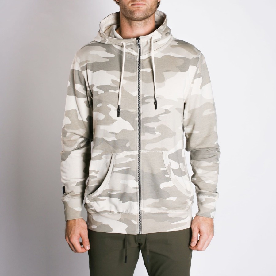 Mens Imperial Motion Layers | Mills Zip Up Sweatshirt Desert Camo