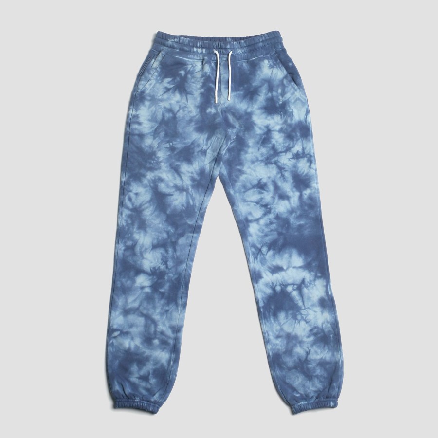 Mens Imperial Motion Pants | Loftloom Sweatpants Indigo Smoke Tie Dye