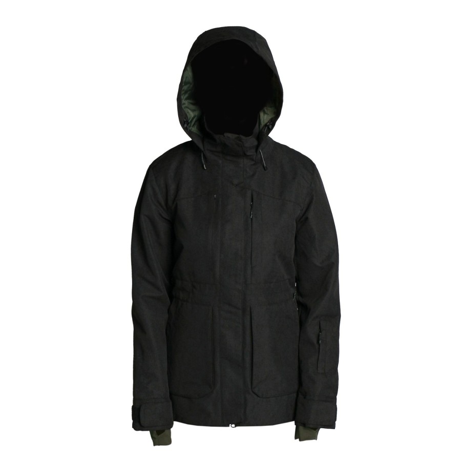 Womens Imperial Motion Jackets | Lillian Jacket Shell Black Washout