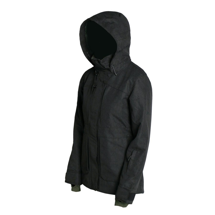 Womens Imperial Motion Jackets | Lillian Jacket Shell Black Washout