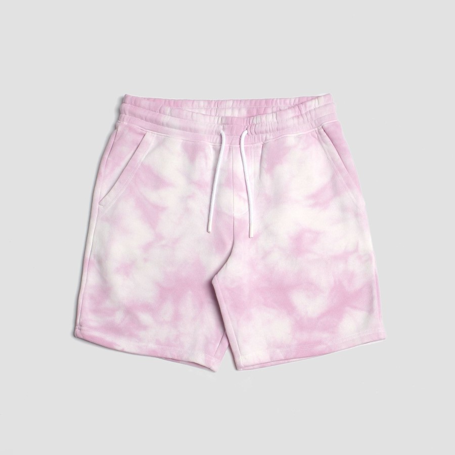 Womens Imperial Motion Shorts | Loftloom Sweat Shorts Lilac Crystal Tie Dye