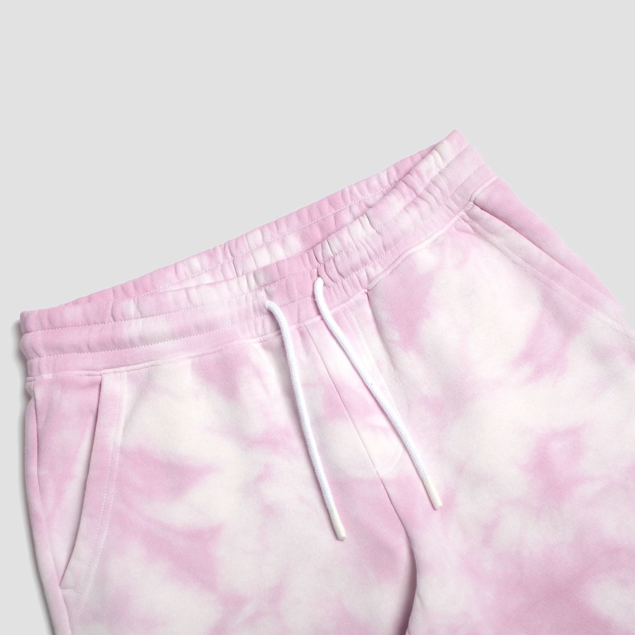 Womens Imperial Motion Shorts | Loftloom Sweat Shorts Lilac Crystal Tie Dye