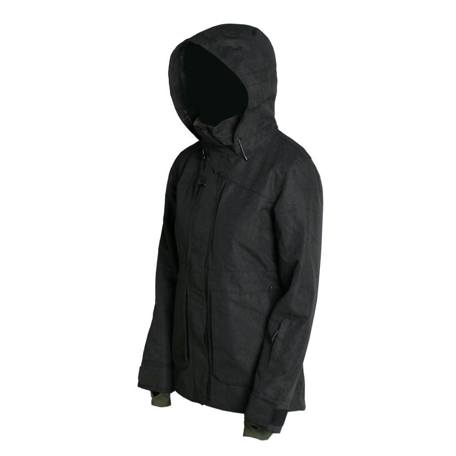 Womens Imperial Motion Jackets | Lillian Jacket Insulated Black Washout