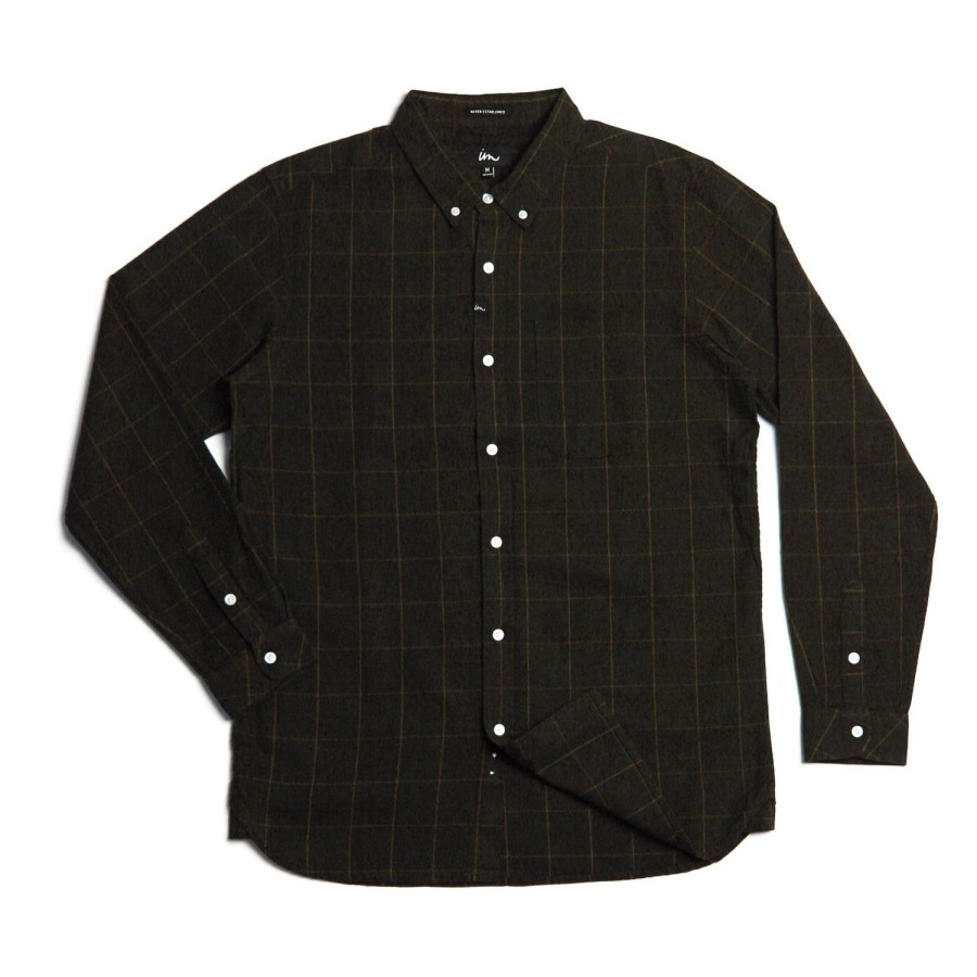 Mens Imperial Motion Shirts | Claxton Flannel Brown