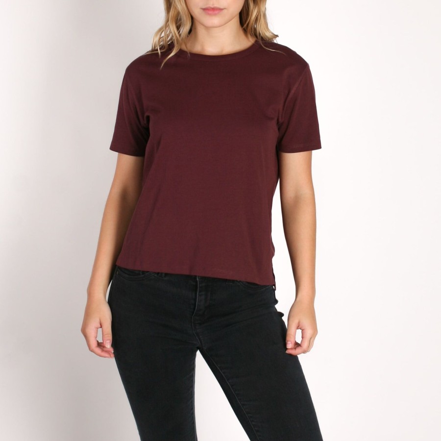 Womens Imperial Motion Shirts | Density Women'S Premium T-Shirt Burgundy