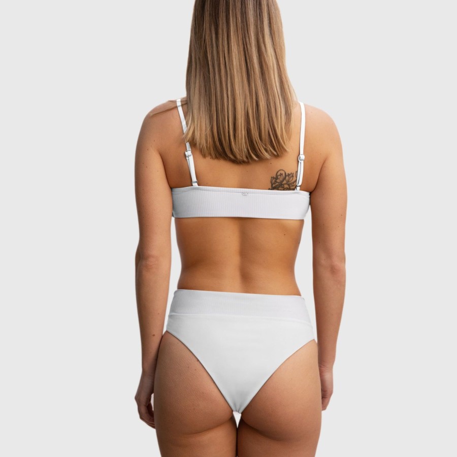 Womens Imperial Motion Swim Tops And Sports Bras | Penny Top White