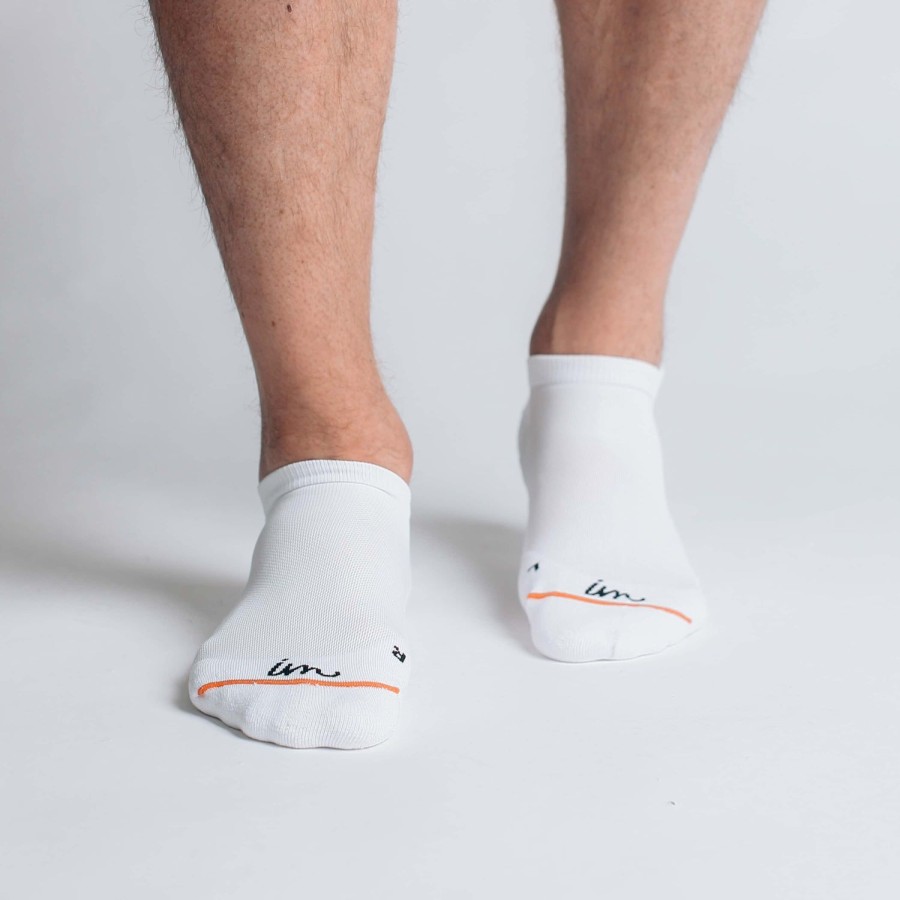 Mens Imperial Motion Socks | System Ankle Sock White