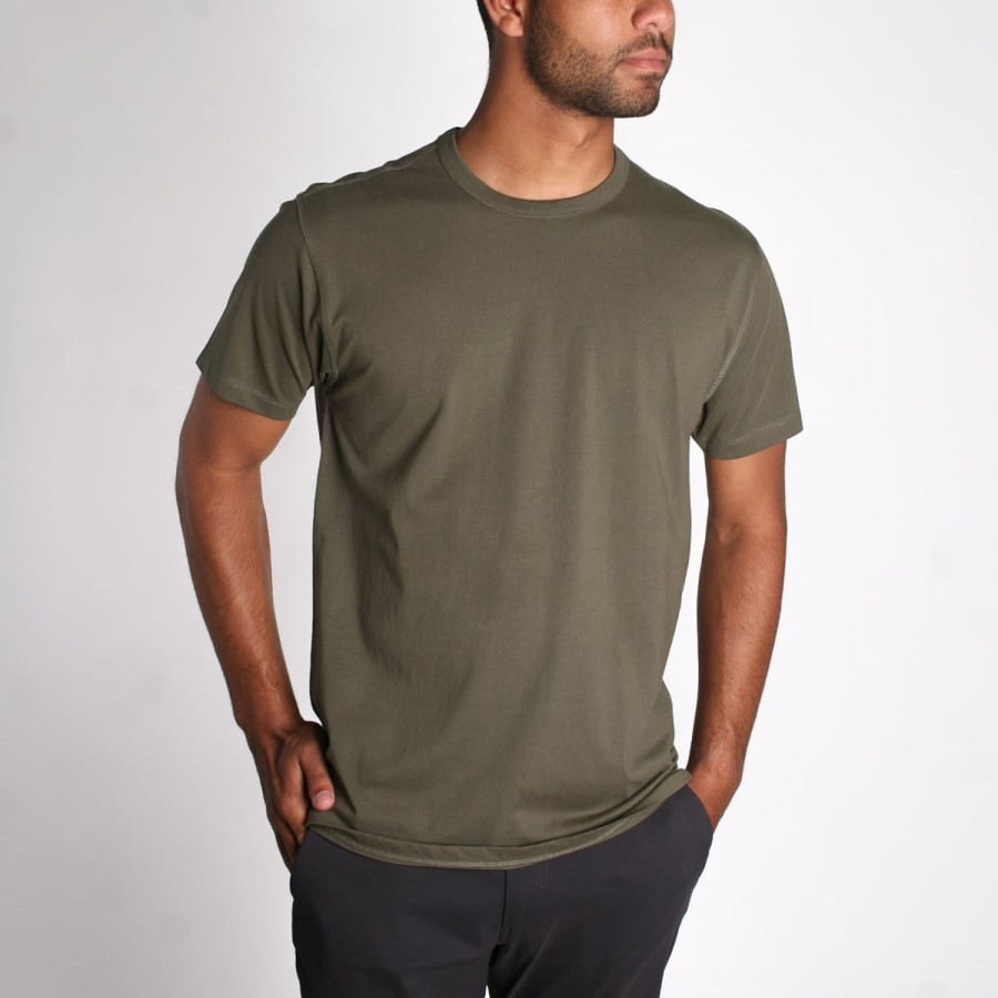 Mens Imperial Motion Shirts | Density Premium T-Shirt Olive