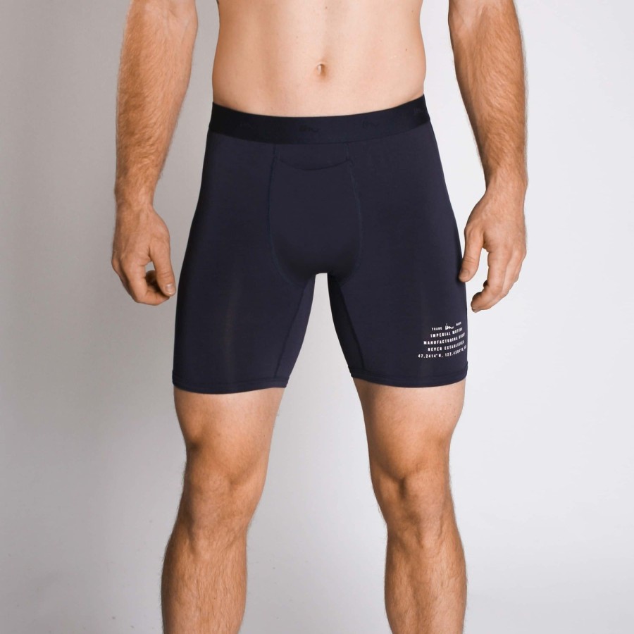 Mens Imperial Motion Boxer Briefs | Mode Boxer Brief 5" Navy