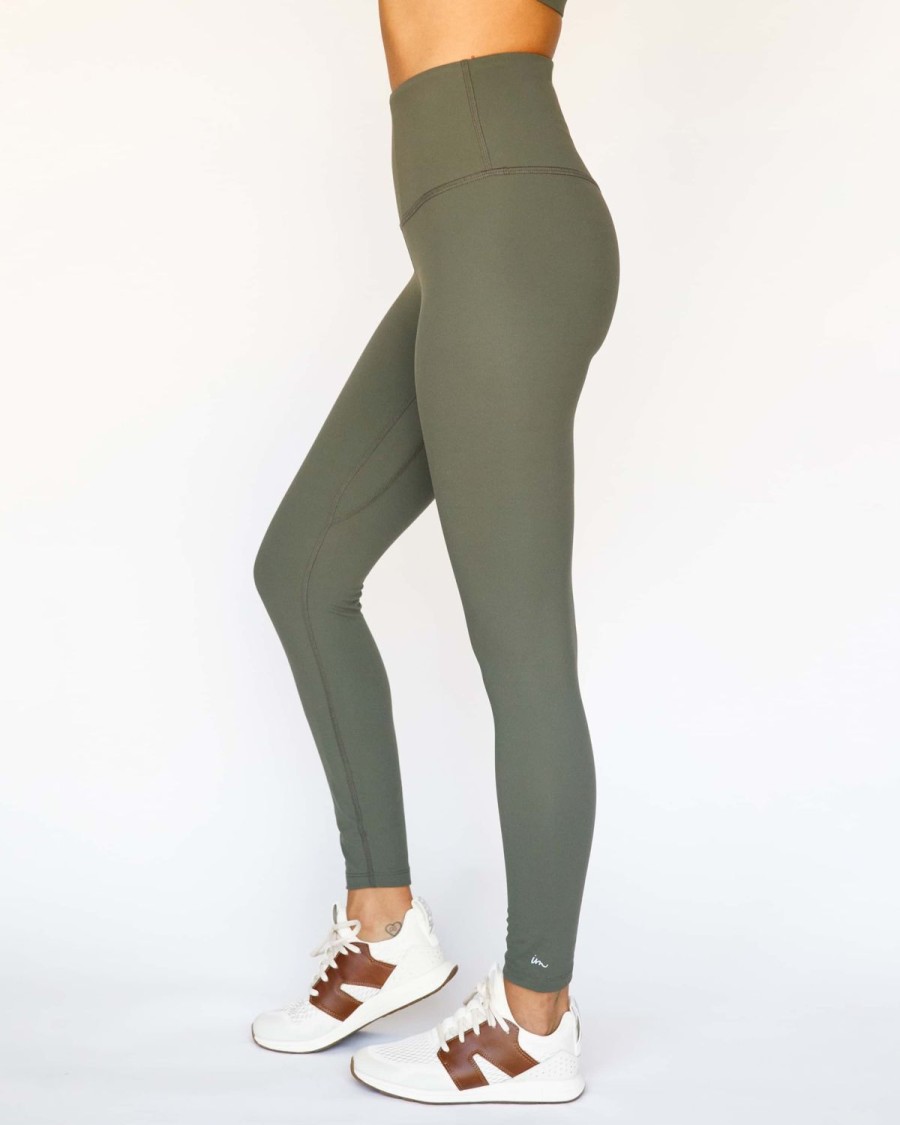 Womens Imperial Motion Pants | Solo 7/8 High Waisted Legging Olive