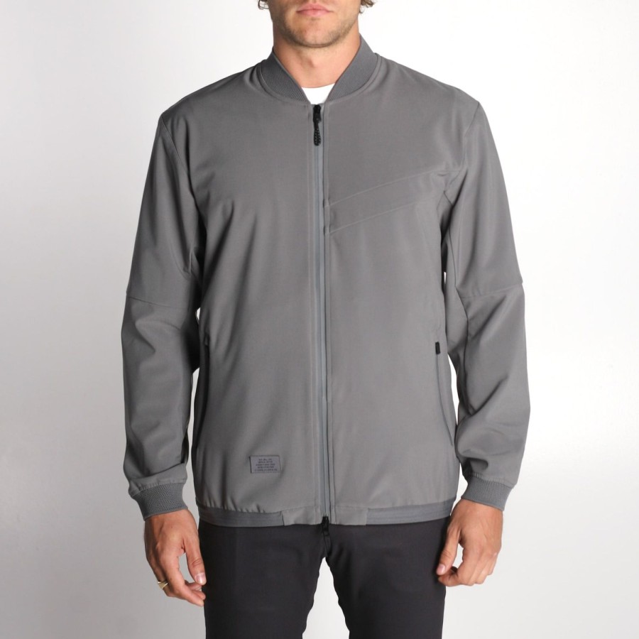 Mens Imperial Motion Jackets | Regulate Bomber Jacket Gunmetal