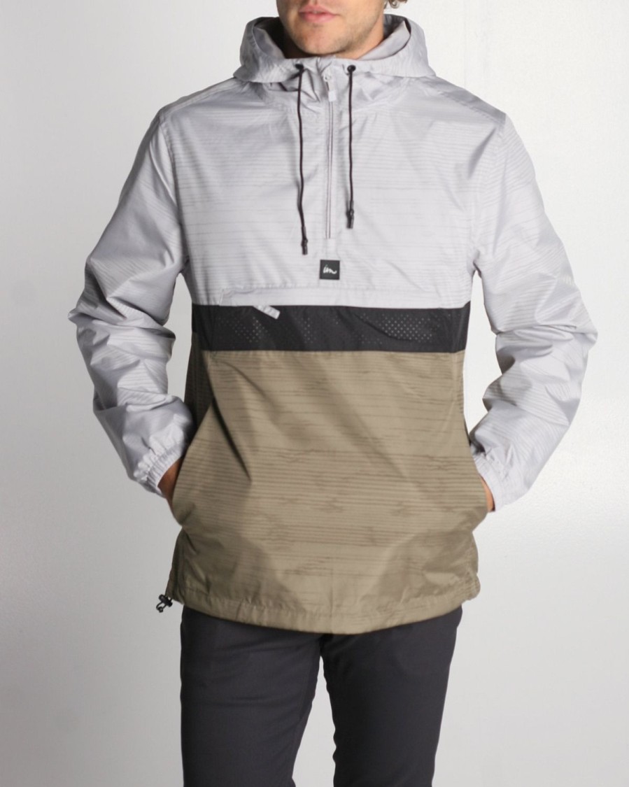 Mens Imperial Motion Jackets | Fleet Ghost Reflective Jacket Alloy/Sage