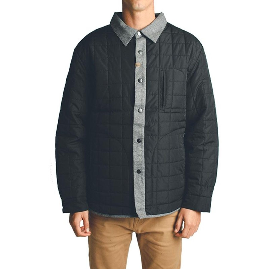 Mens Imperial Motion Layers | Trader Overshirt Black