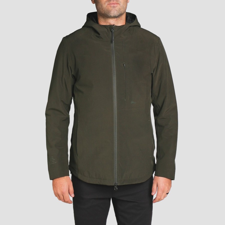 Mens Imperial Motion Jackets | Millennium 2L Hooded Jacket Olive