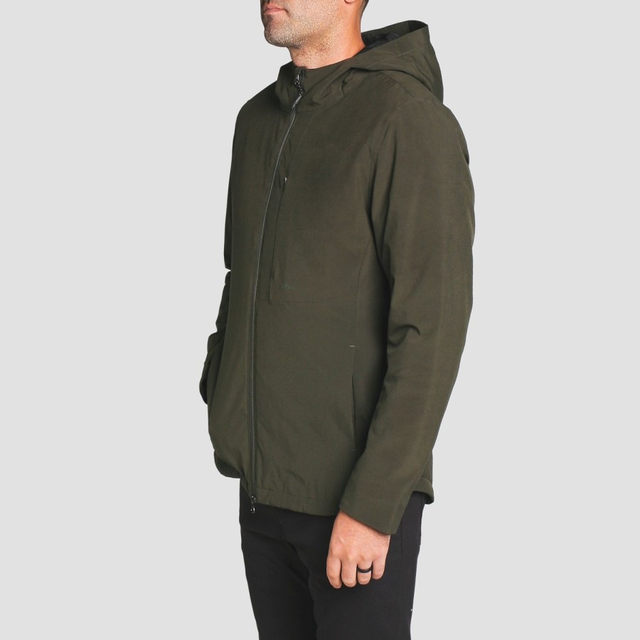 Mens Imperial Motion Jackets | Millennium 2L Hooded Jacket Olive