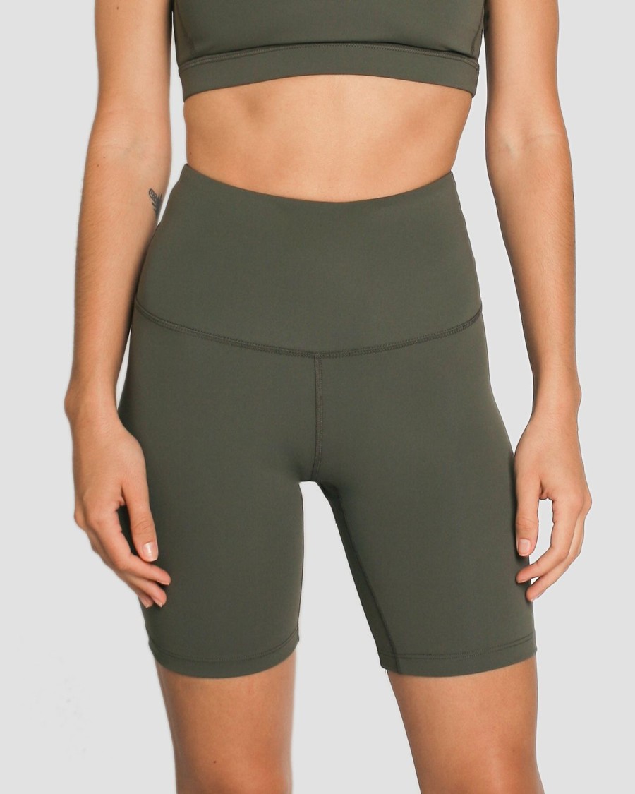 Womens Imperial Motion Shorts | Solo 7" Biker Short Olive