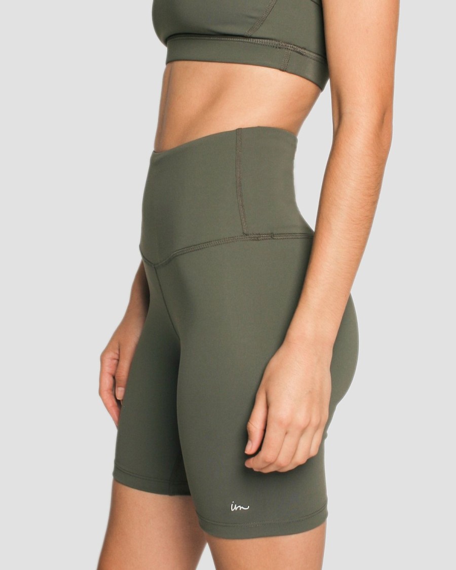 Womens Imperial Motion Shorts | Solo 7" Biker Short Olive