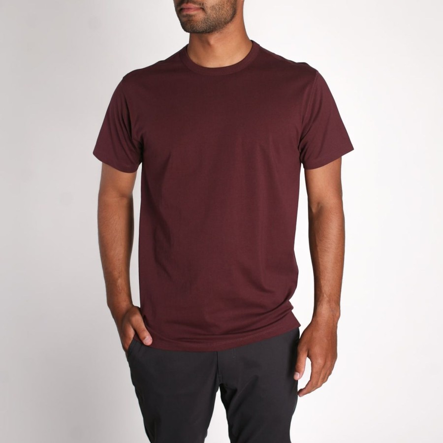 Mens Imperial Motion Shirts | Density Premium T-Shirt Burgundy