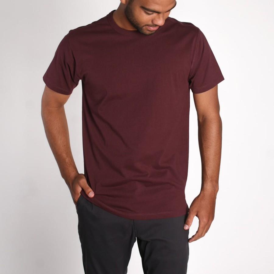 Mens Imperial Motion Shirts | Density Premium T-Shirt Burgundy