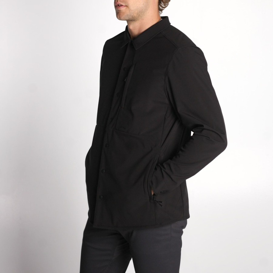 Mens Imperial Motion Jackets | Provision Shacket Black