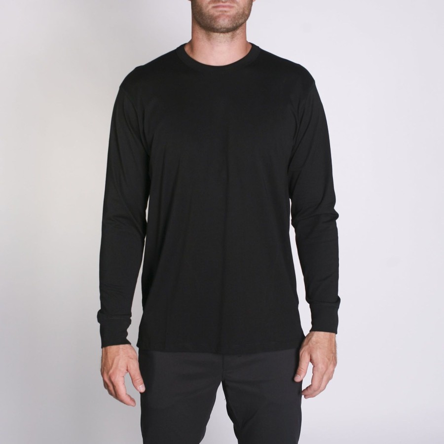 Mens Imperial Motion Shirts | Density Ls Premium T-Shirt Black