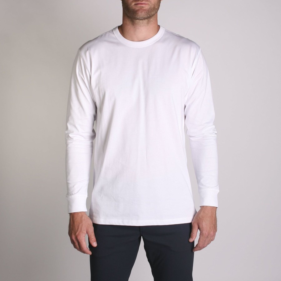 Mens Imperial Motion Shirts | Density Ls Premium T-Shirt White