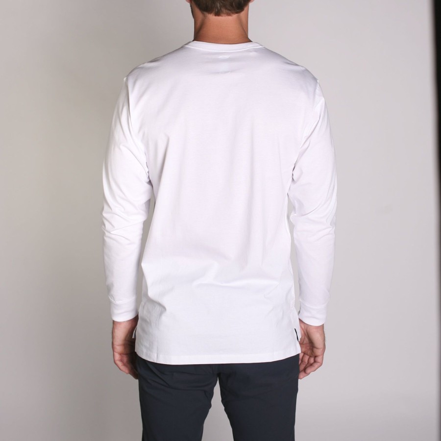 Mens Imperial Motion Shirts | Density Ls Premium T-Shirt White