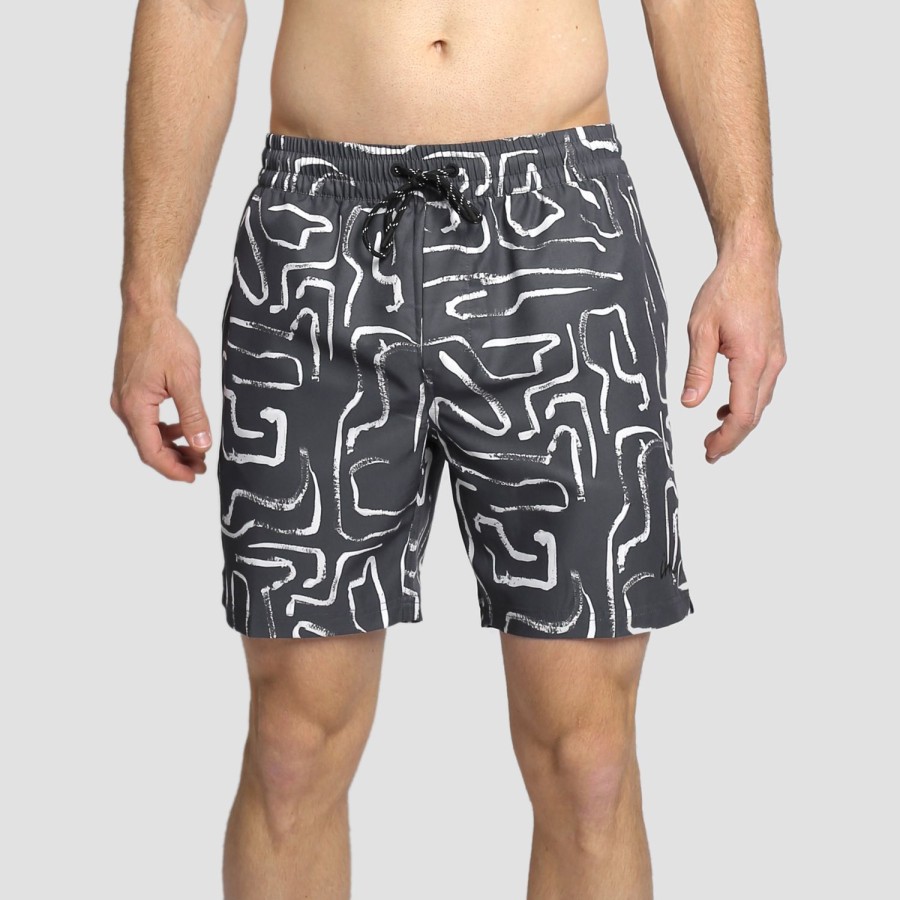 Mens Imperial Motion Shorts | Seeker Volley Iron Grey